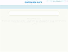 Tablet Screenshot of myinscape.com